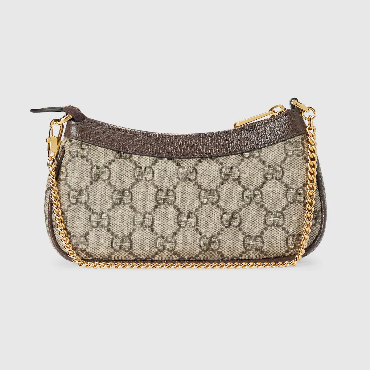 GUCCI GG SUPREME MONOGRAM MINI OPHIDIA CHAIN BAG