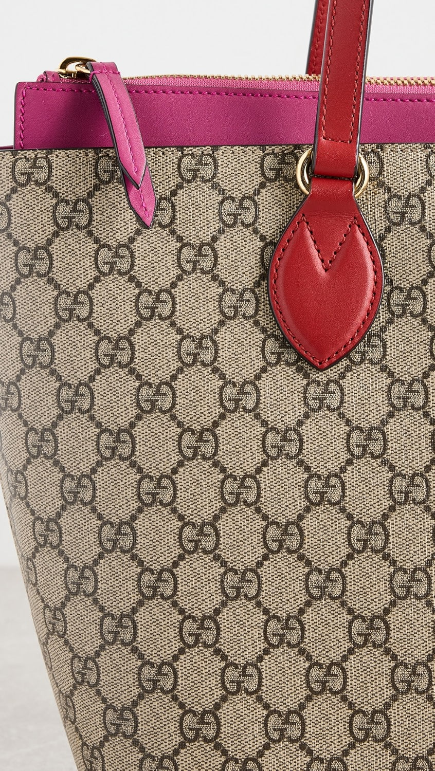 GUCCI GG SUPREME ZIPPERED TOTE BAG