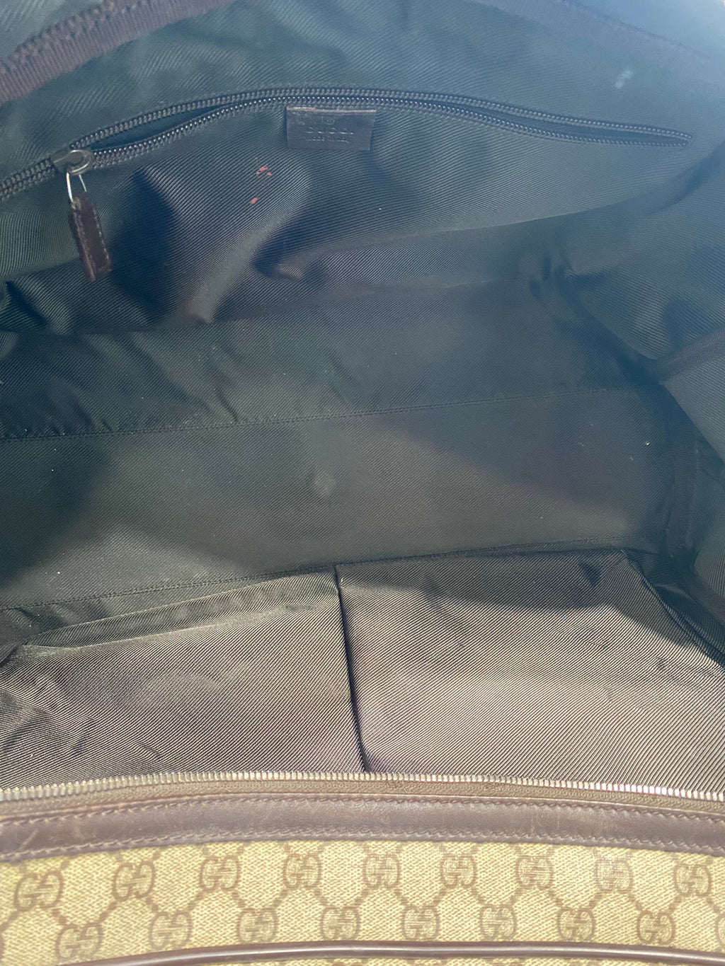 GUCCI GG SUPREME VALISE TRAVEL CARRY ON BAG