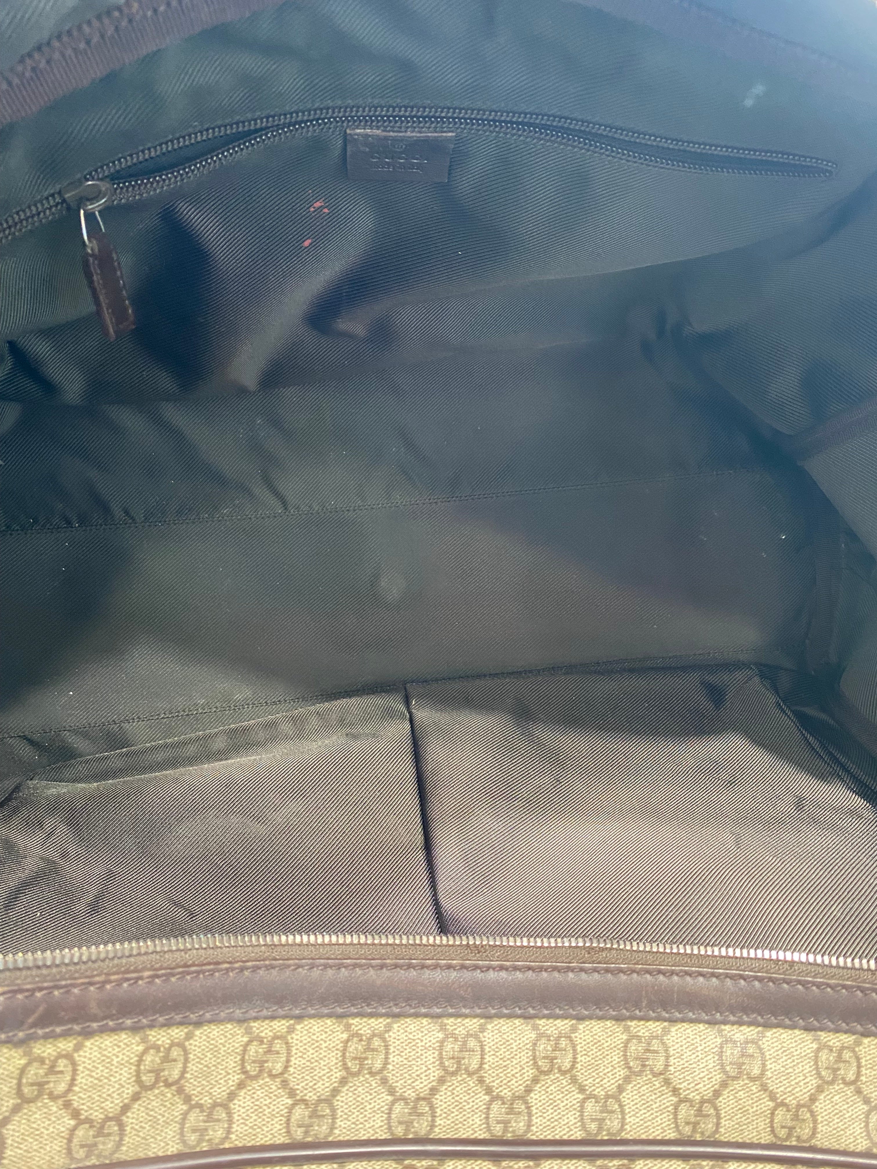GUCCI GG SUPREME VALISE TRAVEL CARRY ON BAG