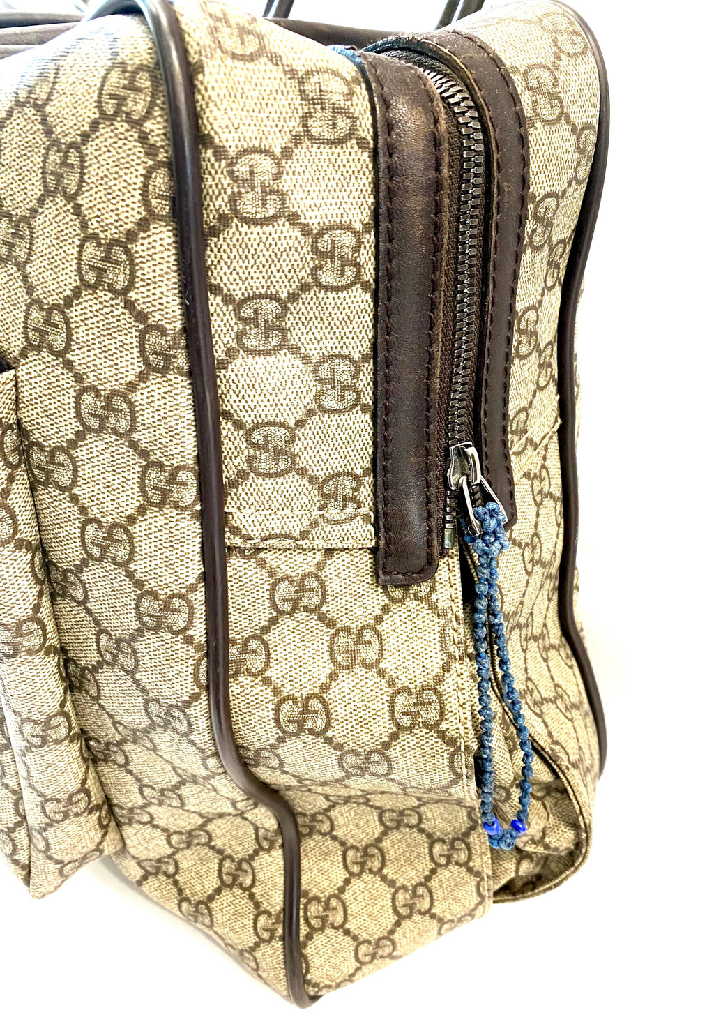 GUCCI GG SUPREME VALISE TRAVEL CARRY ON BAG