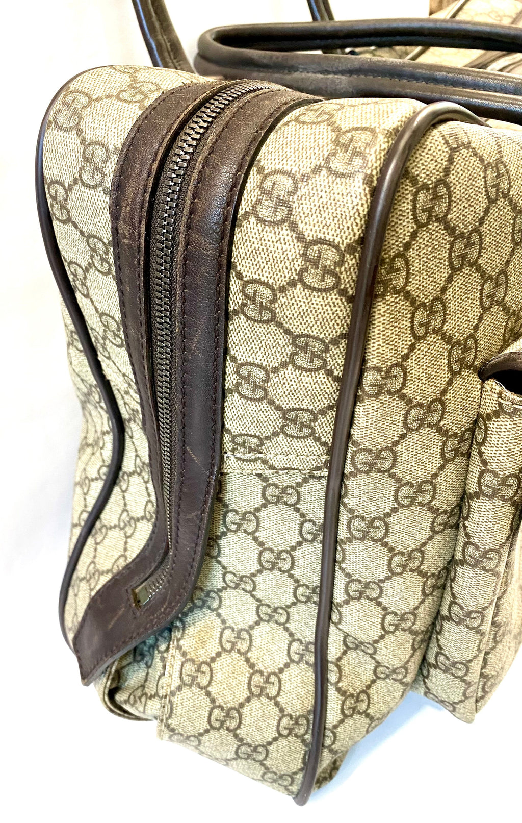 GUCCI GG SUPREME VALISE TRAVEL CARRY ON BAG