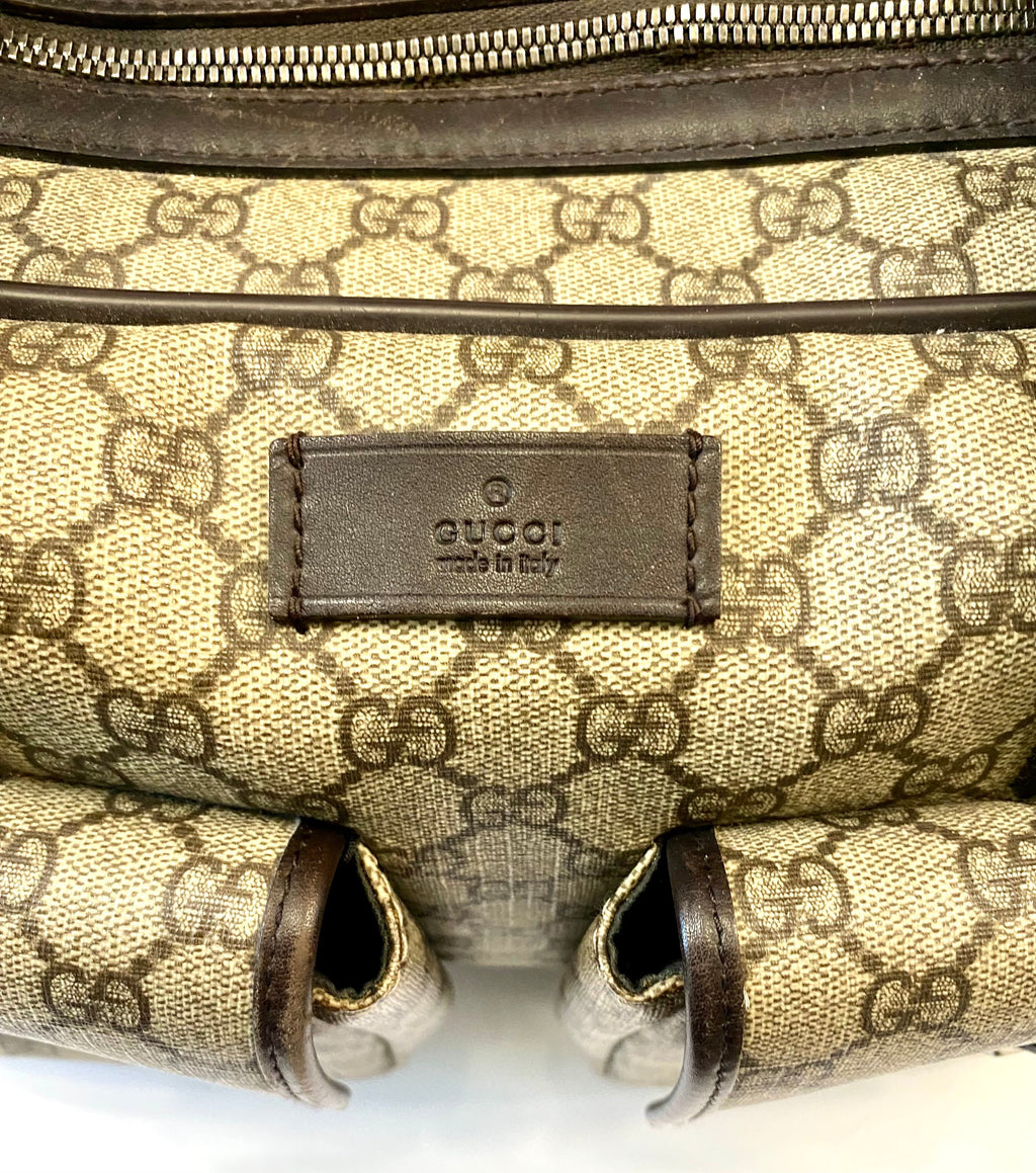 GUCCI GG SUPREME VALISE TRAVEL CARRY ON BAG