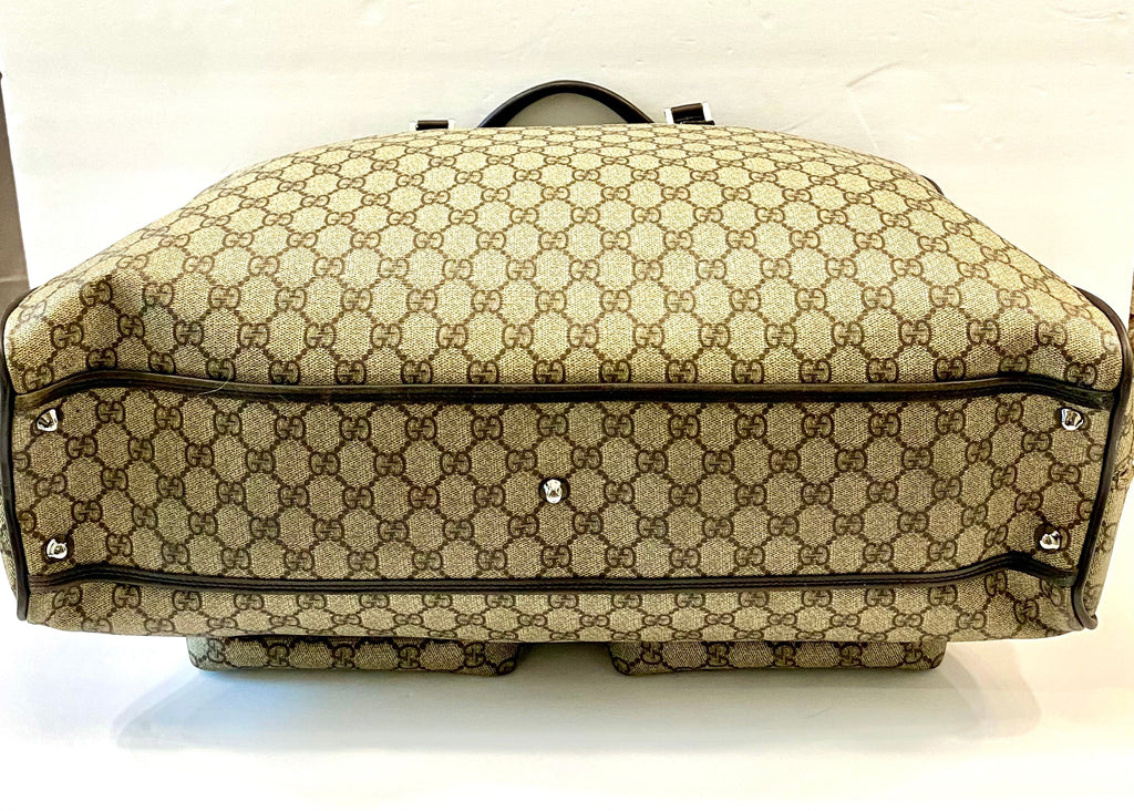 GUCCI GG SUPREME VALISE TRAVEL CARRY ON BAG