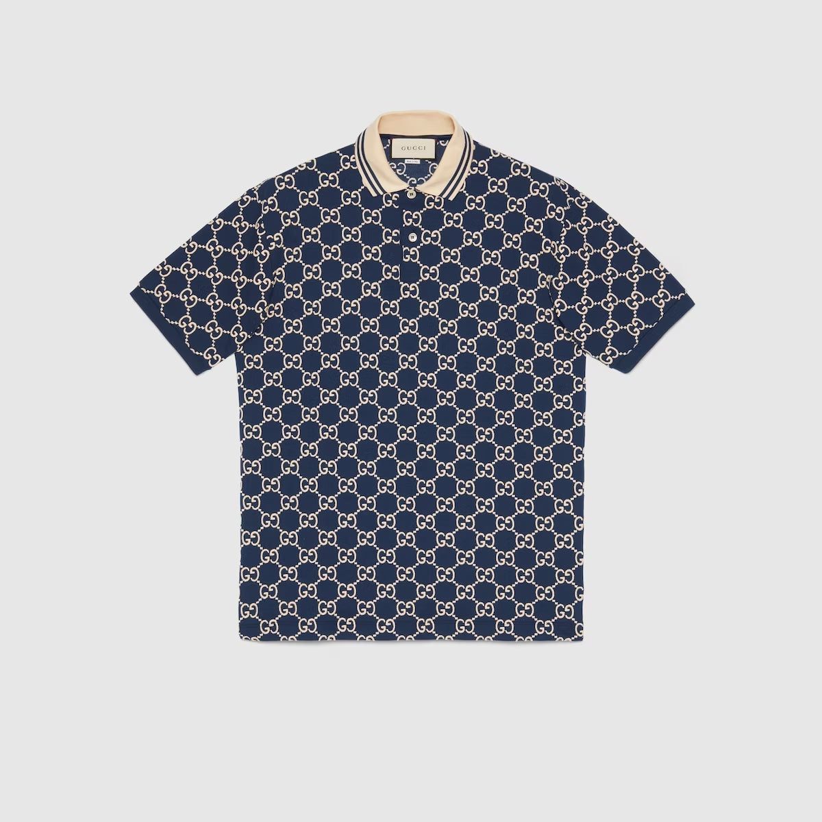 GUCCI GG SUPREME PIQUE STRETCH POLO SHIRT