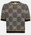 GUCCI GG WOOL BLEND JACQUARD TOP