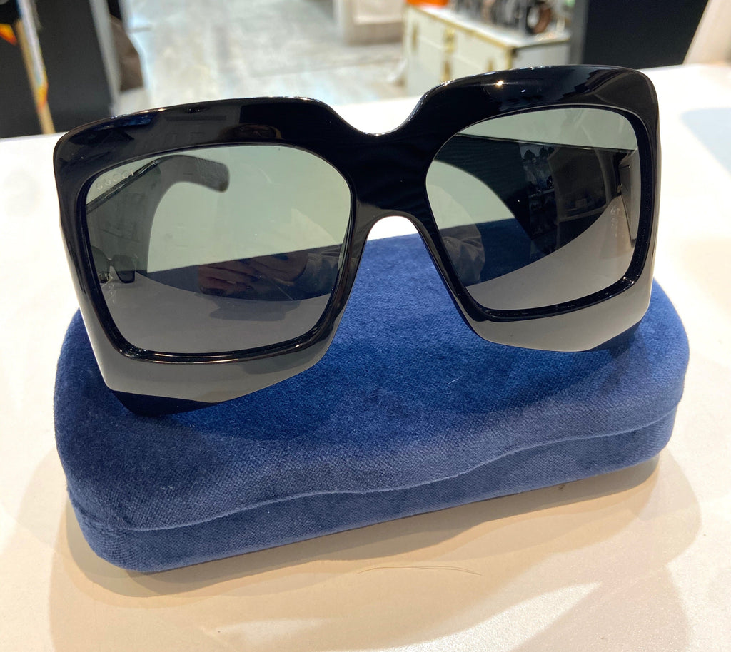 GUCCI GG1243S-001 OVERSIZED SUNGLASSES