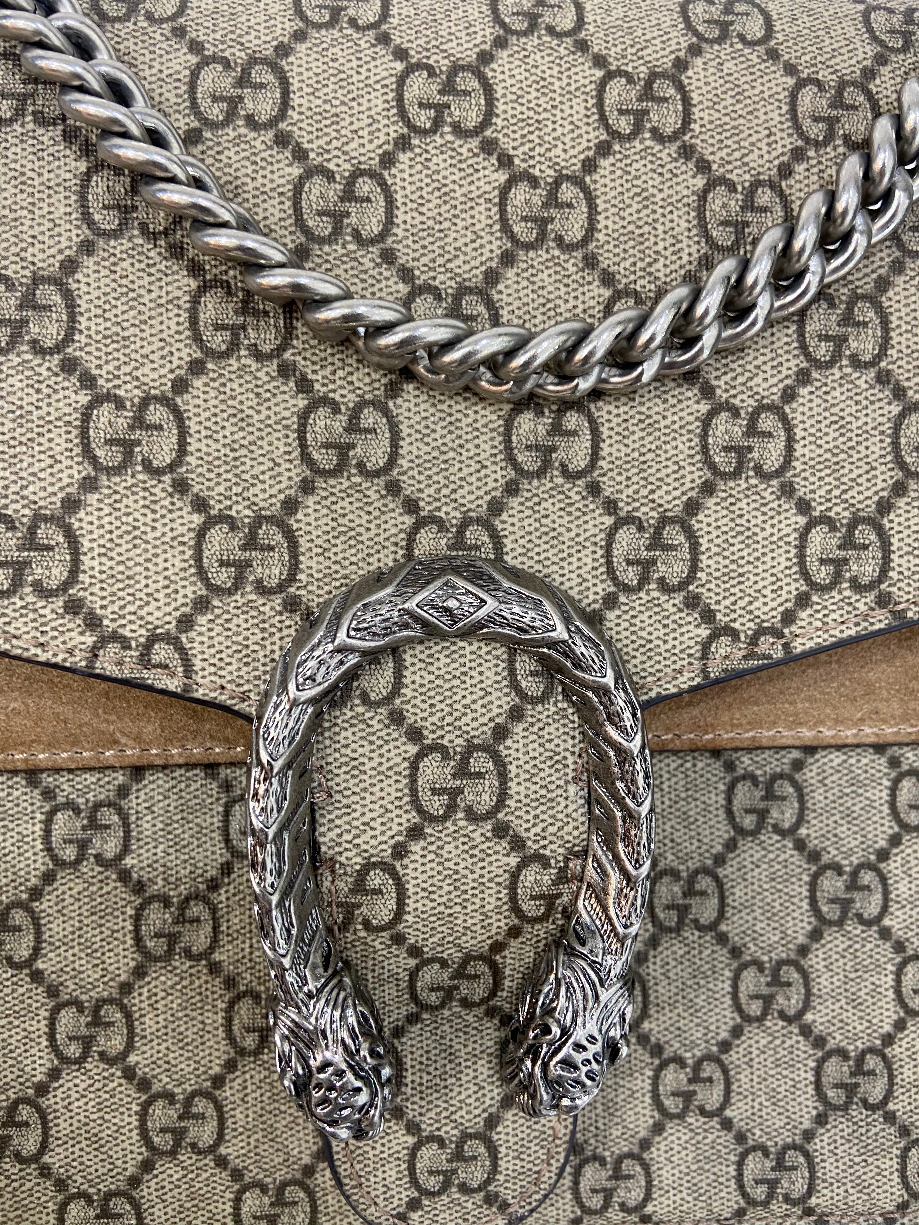 GUCCI GG SUPREME MONOGRAM DIONYSUS SHOULDER BAG