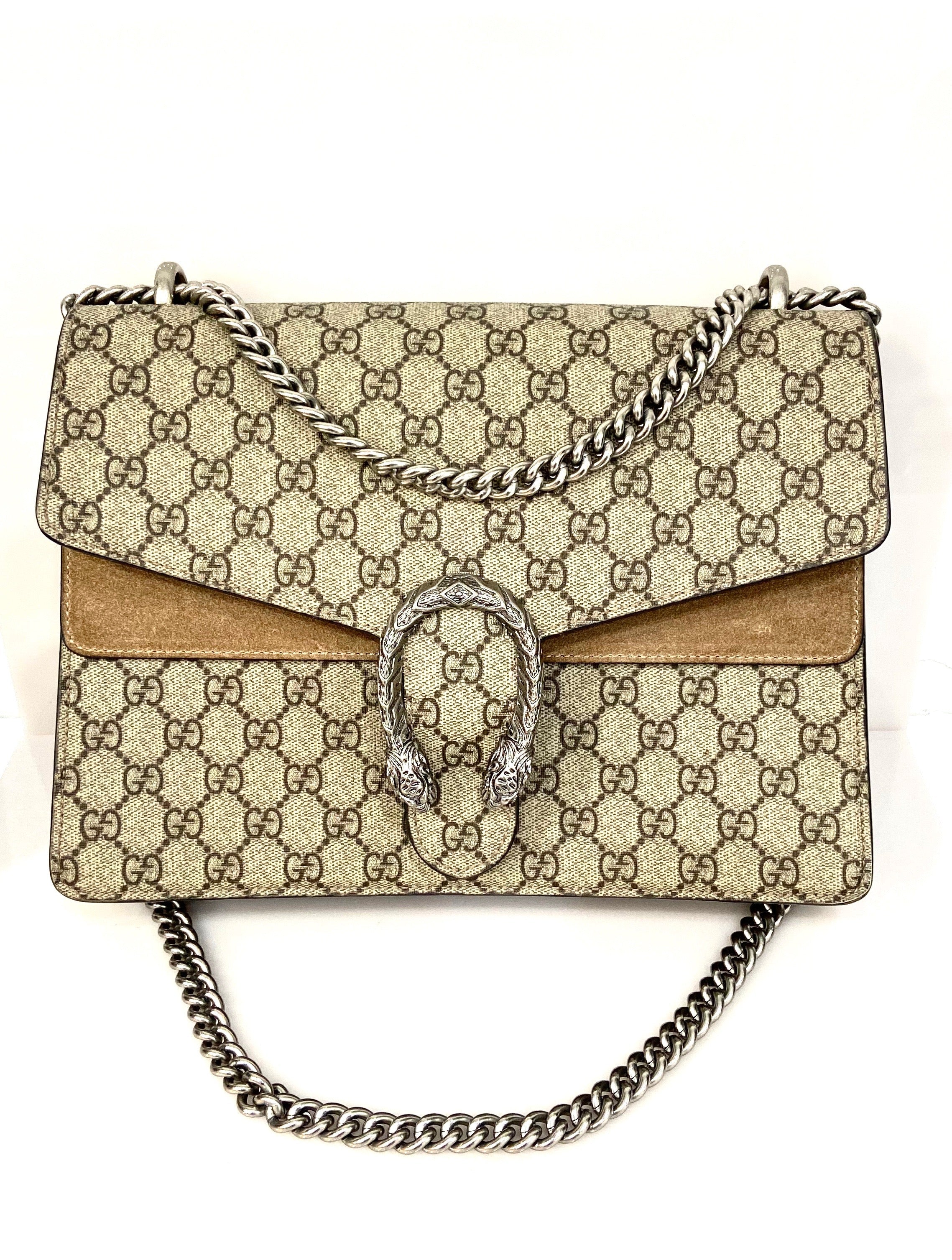 GUCCI GG SUPREME MONOGRAM DIONYSUS SHOULDER BAG