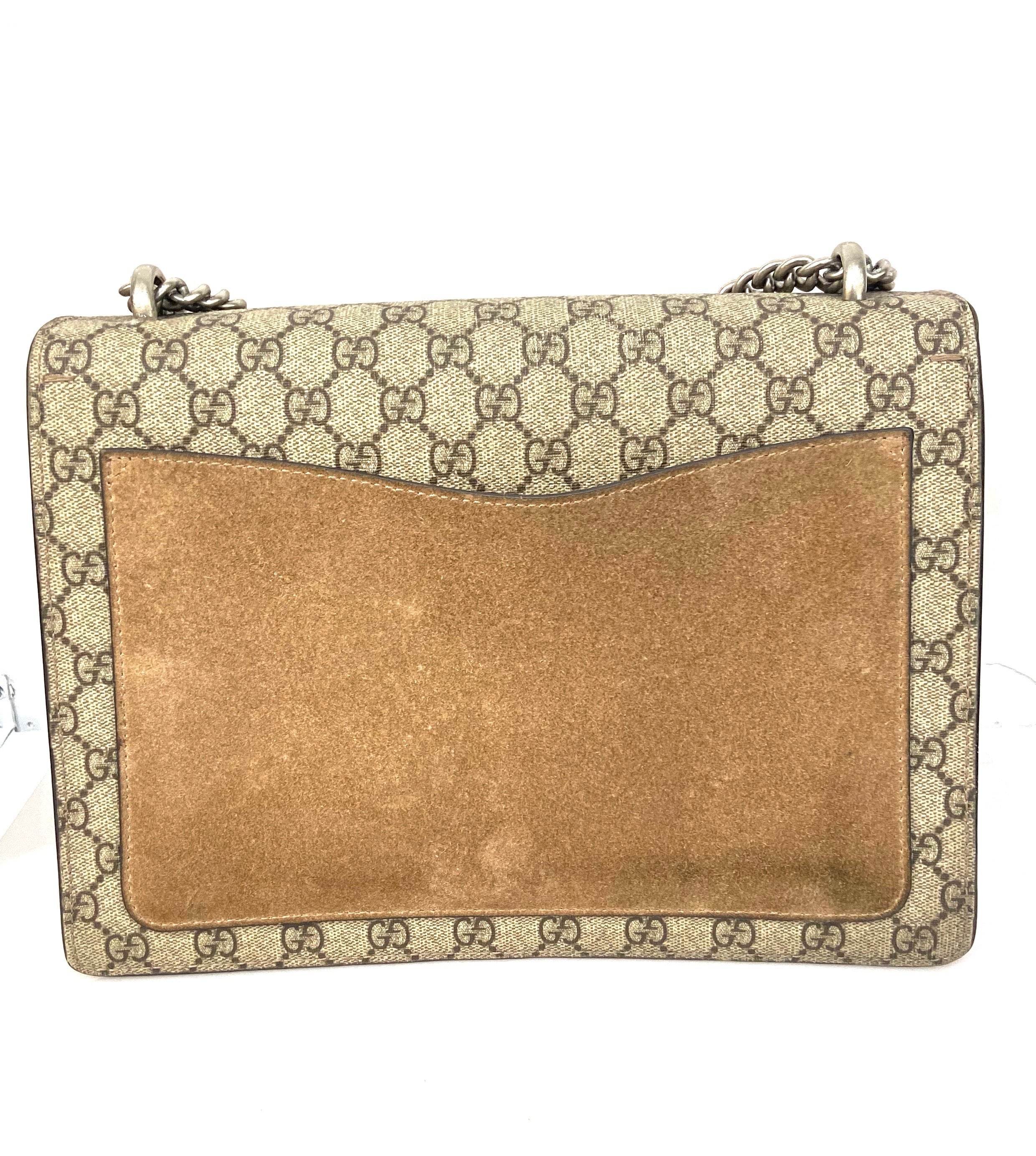 GUCCI GG SUPREME MONOGRAM DIONYSUS SHOULDER BAG