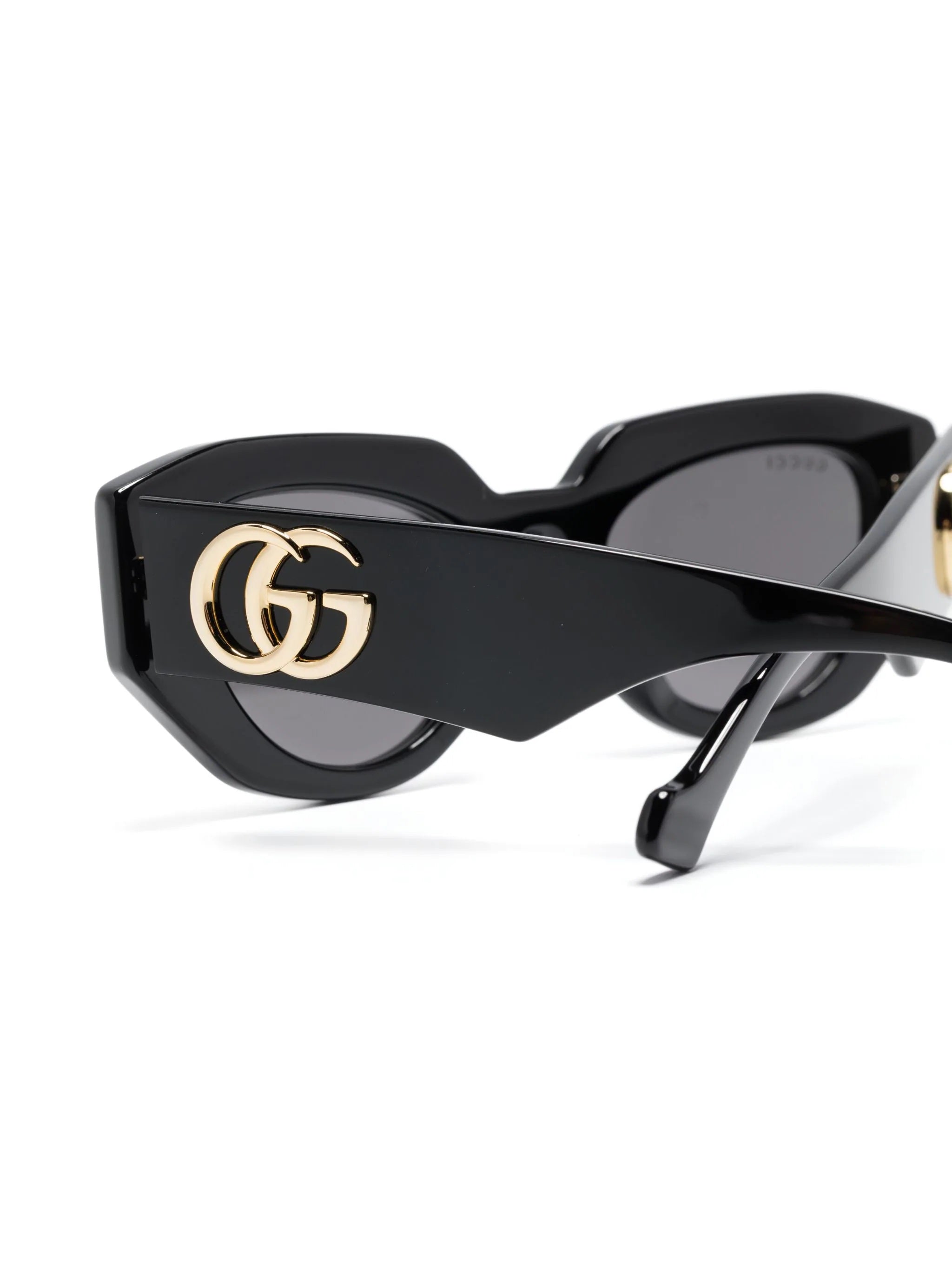 GUCCI GEOMETRIC FRAME SUNGLASSES