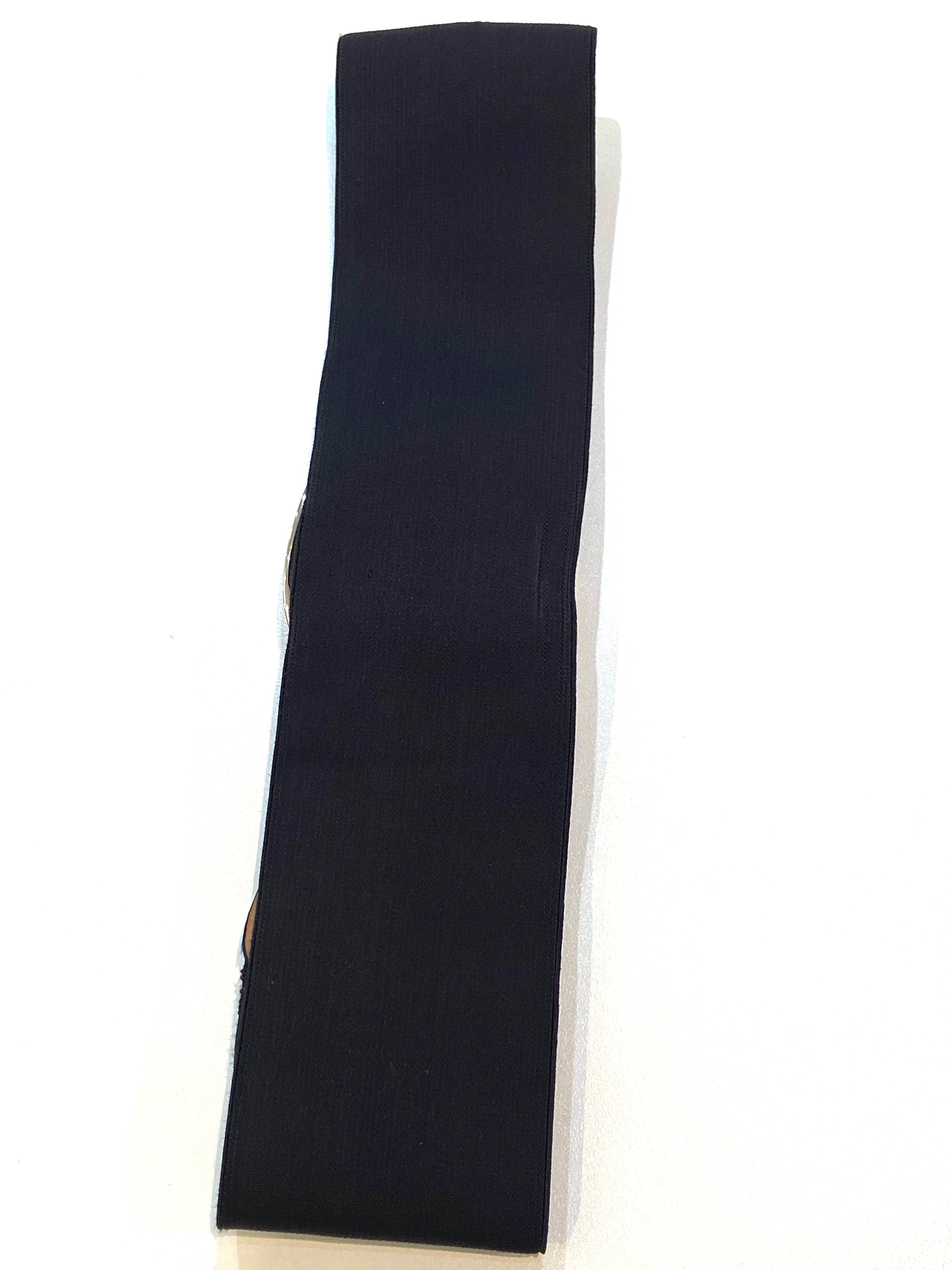 GUCCI GUCCISSIMA VINTAGE LEATHER & ELASTIC WIDE BELT