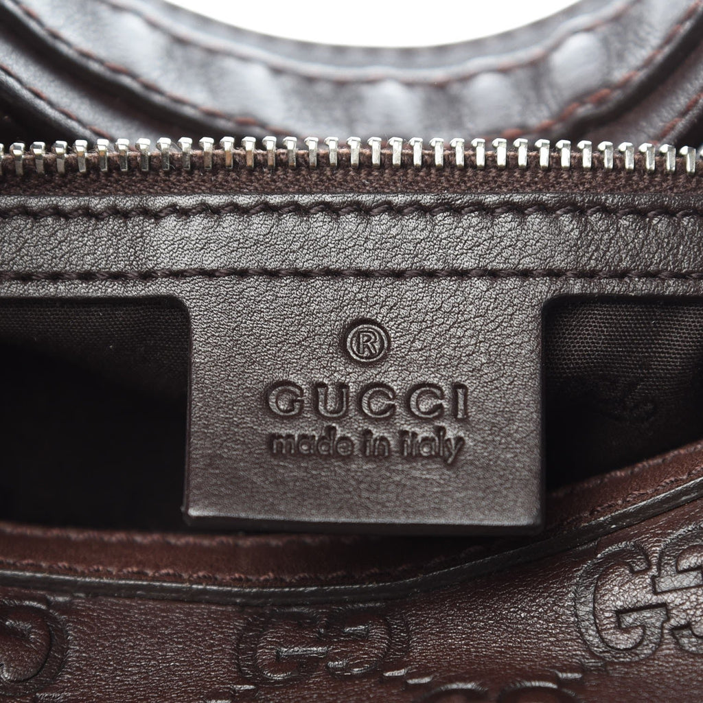 GUCCI GUCCISSIMA MEDIUM GG TWINS LEATHER HOBO BAG