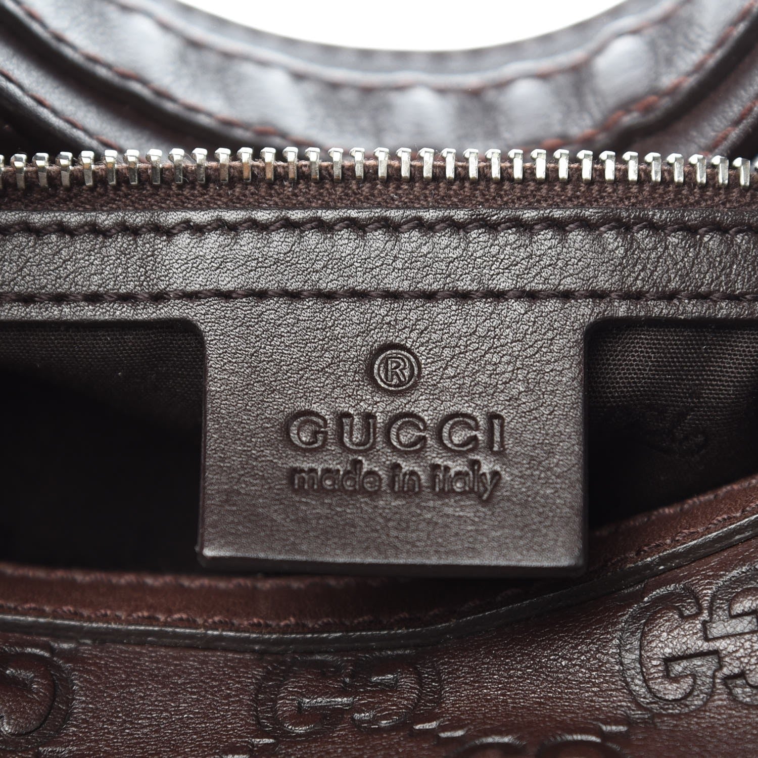 GUCCI GUCCISSIMA MEDIUM GG TWINS LEATHER HOBO BAG