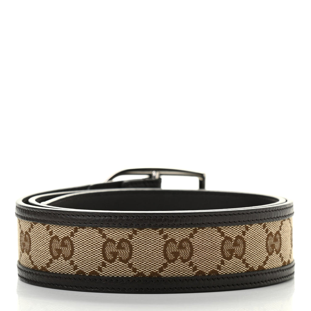 GUCCI GG SUPREME GUCCISSIMA CALFSKIN 40MM PALLADIUM BUCKLE BELT