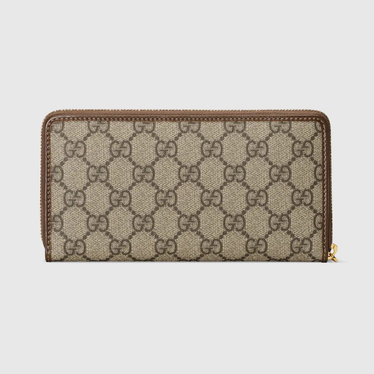 GUCCI GG SUPREME 1955 HORSEBIT ZIP AROUND WALLET