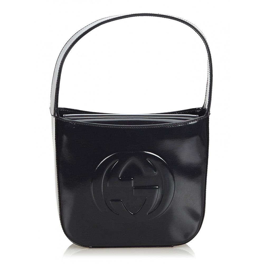GUCCI VINTAGE INTERLOCKING G TOP-HANDLE BAG