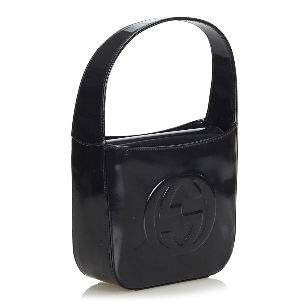 GUCCI VINTAGE INTERLOCKING G TOP-HANDLE BAG