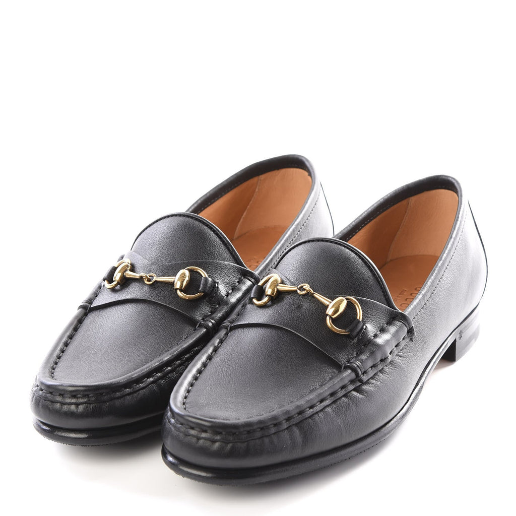GUCCI 1953 HORSEBIT CALFSKIN LEATHER LOAFERS
