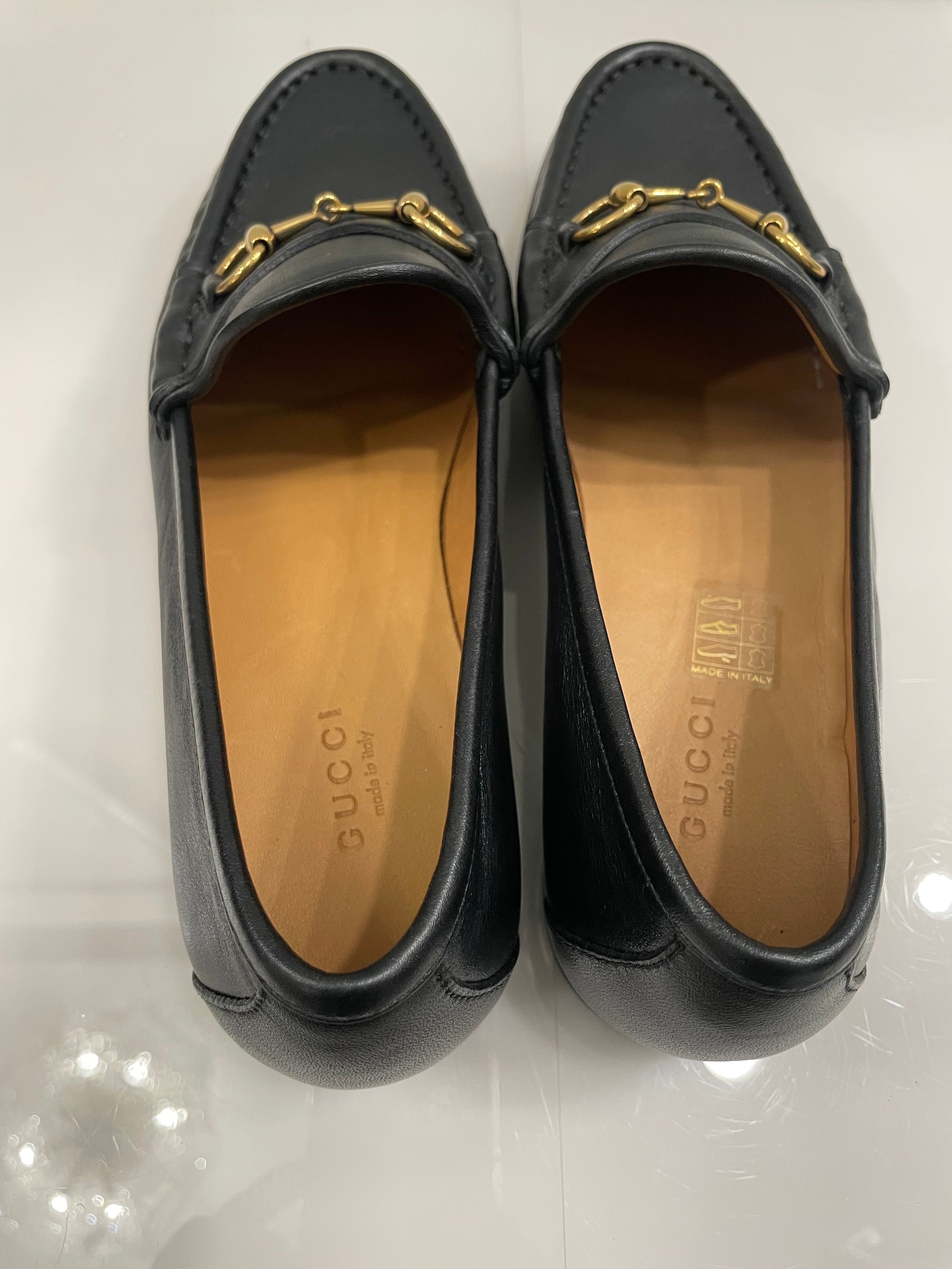 GUCCI 1953 HORSEBIT CALFSKIN LEATHER LOAFERS