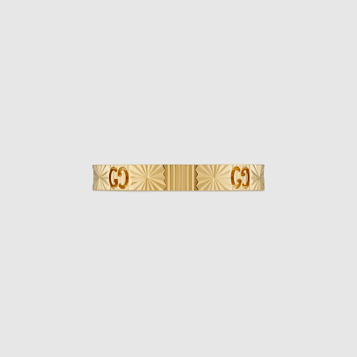 GUCCI ICON 18K GOLD DIAMOND HEART RING