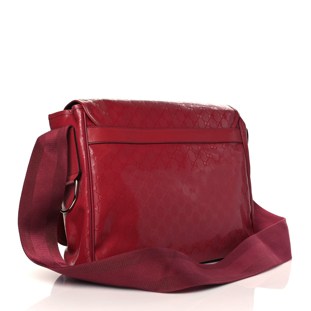 GUCCI GG IMPRIME MONOGRAM MAMAS DIAPER BAG