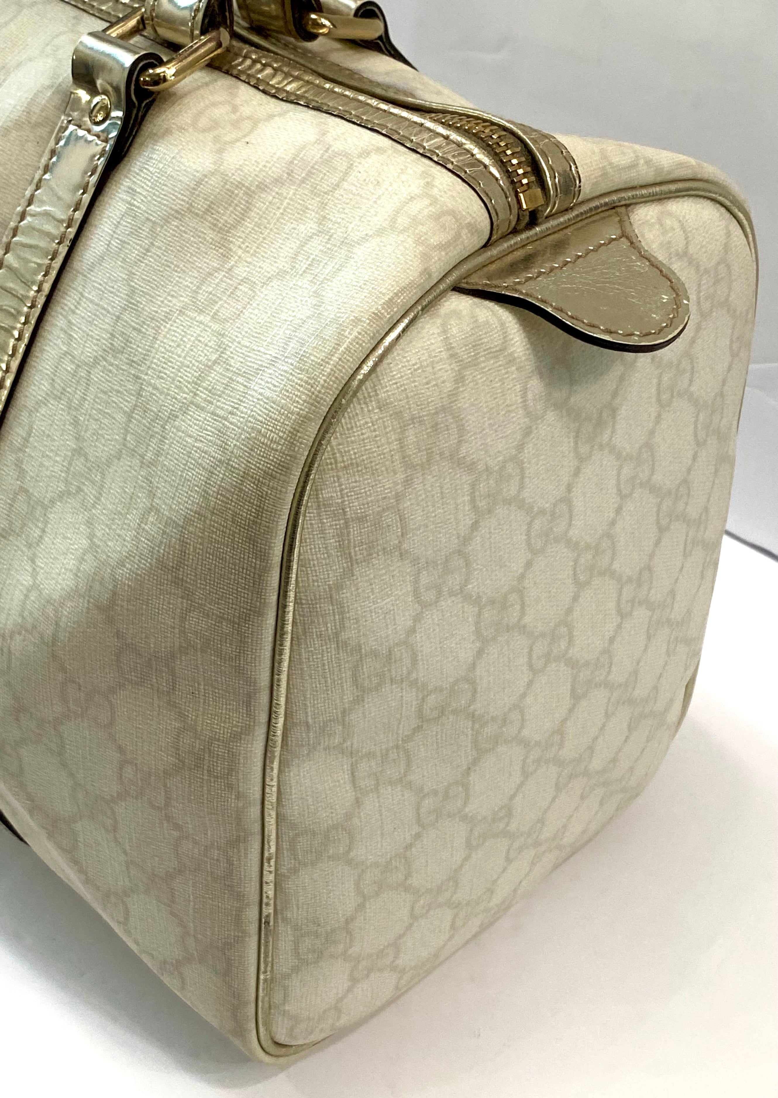 GUCCI IMPRIME MONOGRAM MEDIUM JOY BOSTON BAG