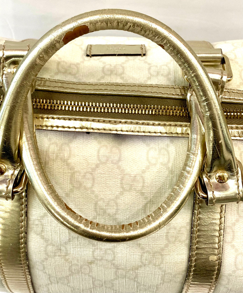 GUCCI IMPRIME MONOGRAM MEDIUM JOY BOSTON BAG