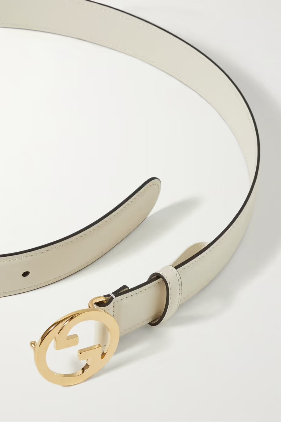 GUCCI INTERLOCKING G BUCKLE LEATHER BELT