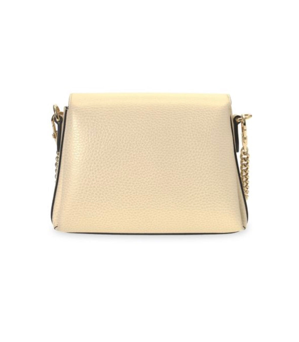GUCCI INTERLOCKING G CALFSKIN LEATHER CHAIN BAG
