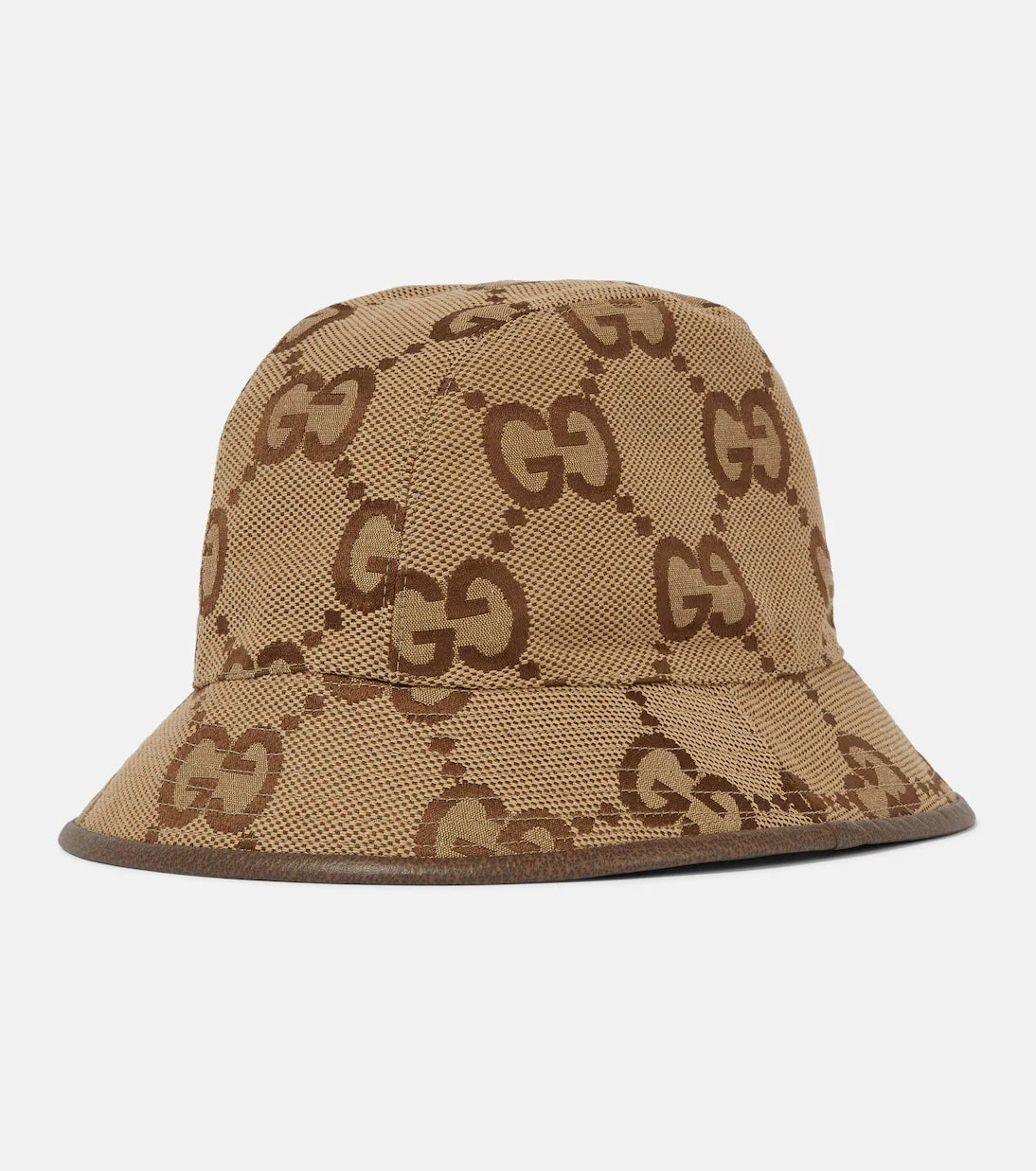 GUCCI JUMBO GG CANVAS BUCKET HAT