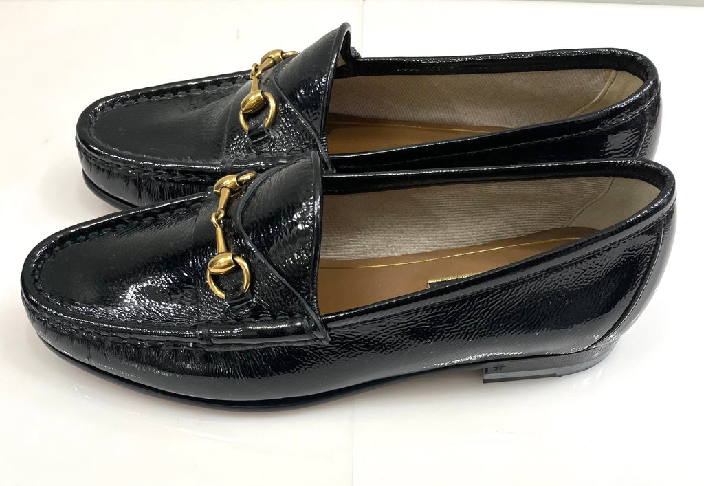 GUCCI 1953 HORSEBIT PATENT LEATHER LOAFERS
