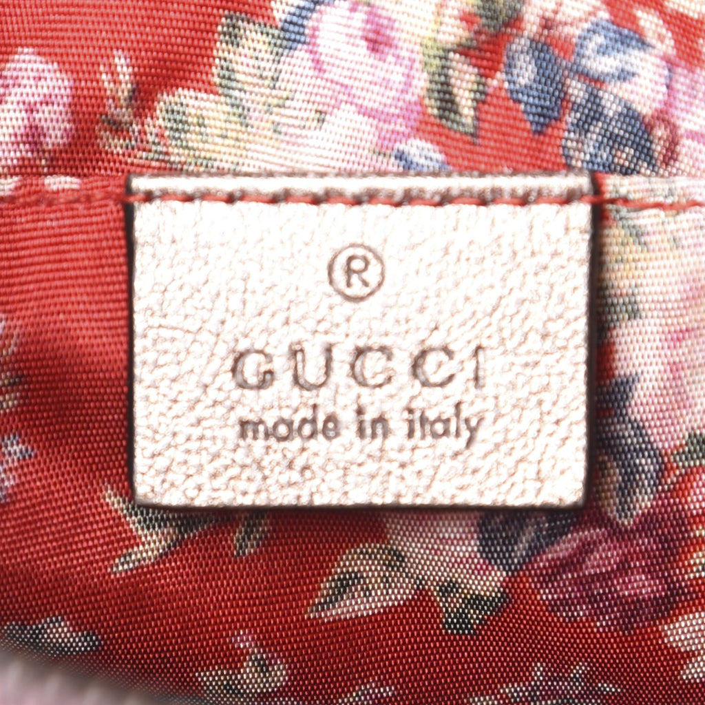 GUCCI LAMINATED NAPPA LEATHER TRAPUNTATA ZUMI SHOULDER BAG