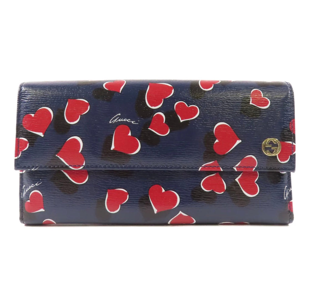 GUCCI HEARTBEAT LIMITED EDITION LEATHER WALLET