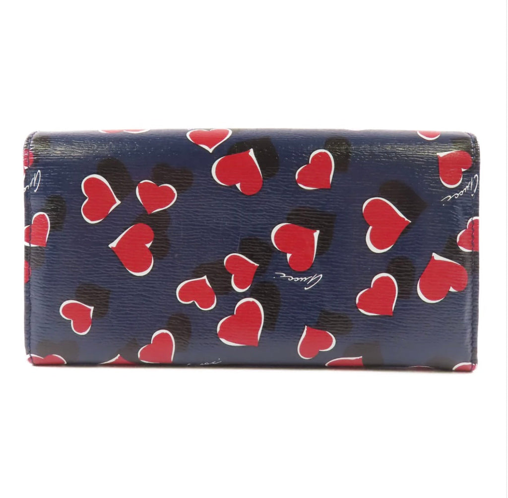 GUCCI HEARTBEAT LIMITED EDITION LEATHER WALLET