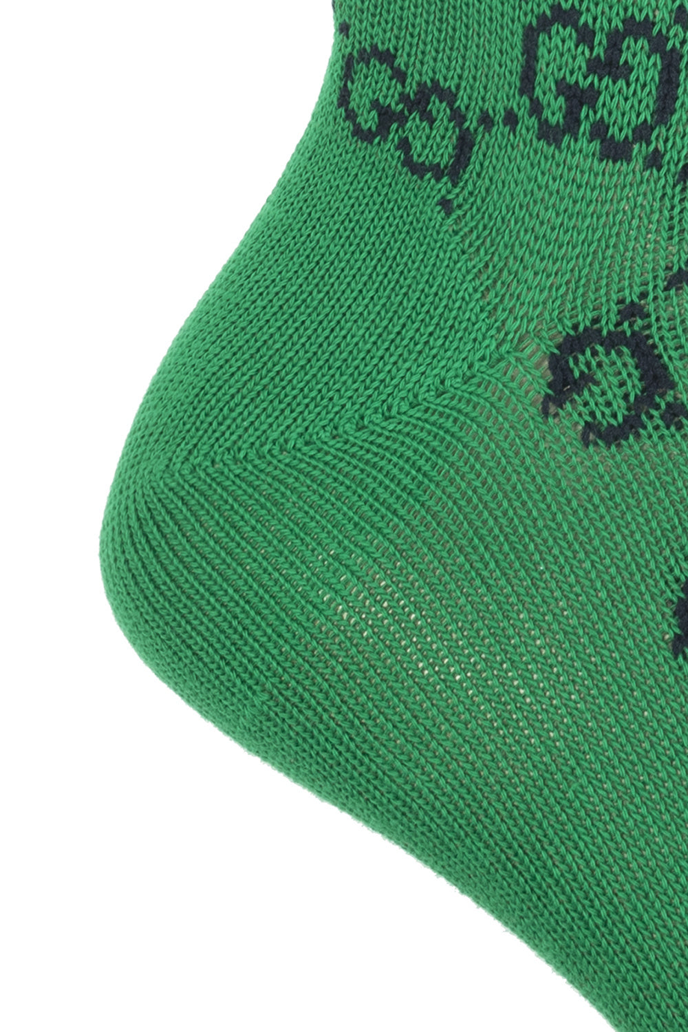 GUCCI LOGO JACQUARD COTTON BLEND SOCKS