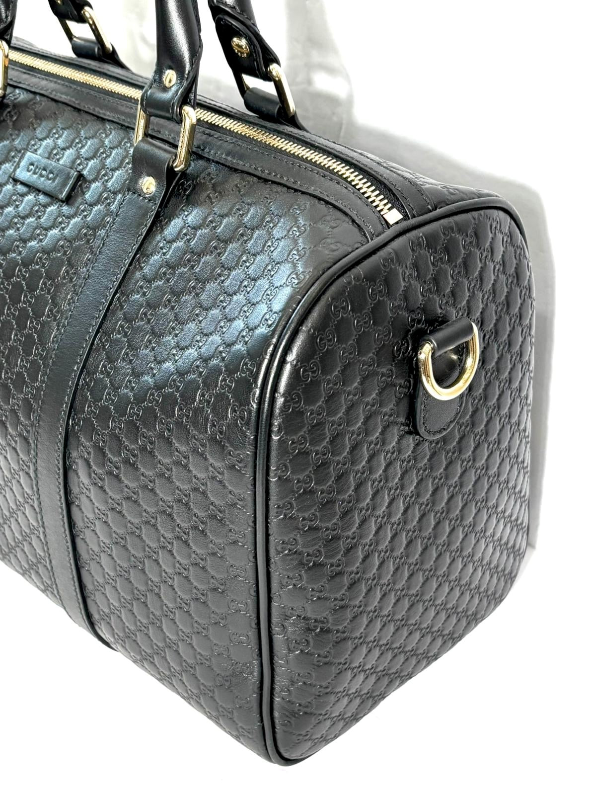 GUCCI MICROGUCCISSIMA LEATHER MEDIUM JOY BOSTON BAG