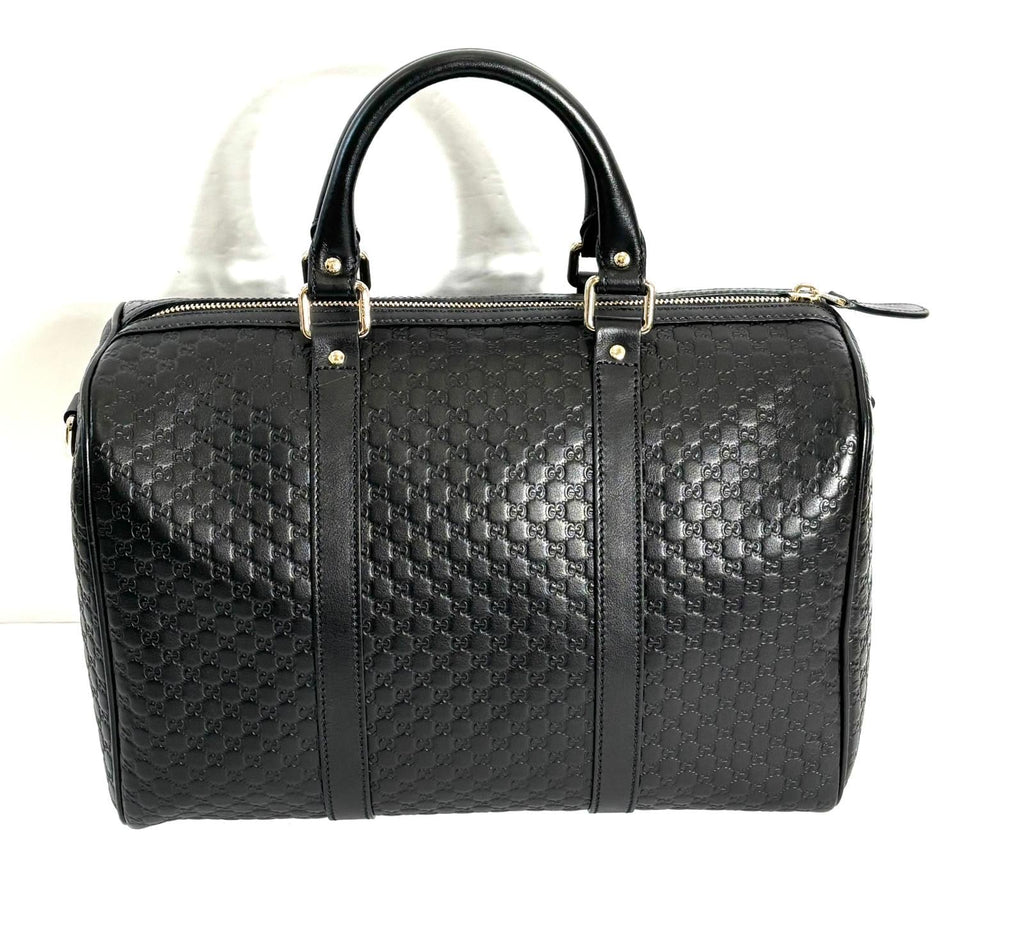 GUCCI MICROGUCCISSIMA LEATHER MEDIUM JOY BOSTON BAG