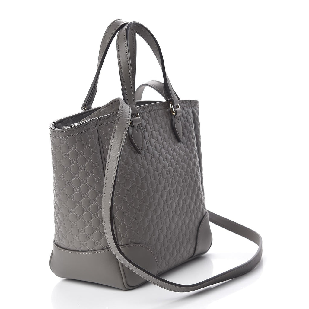 GUCCI MICROGUCCISSIMA GRAPHITE BREE TOTE BAG