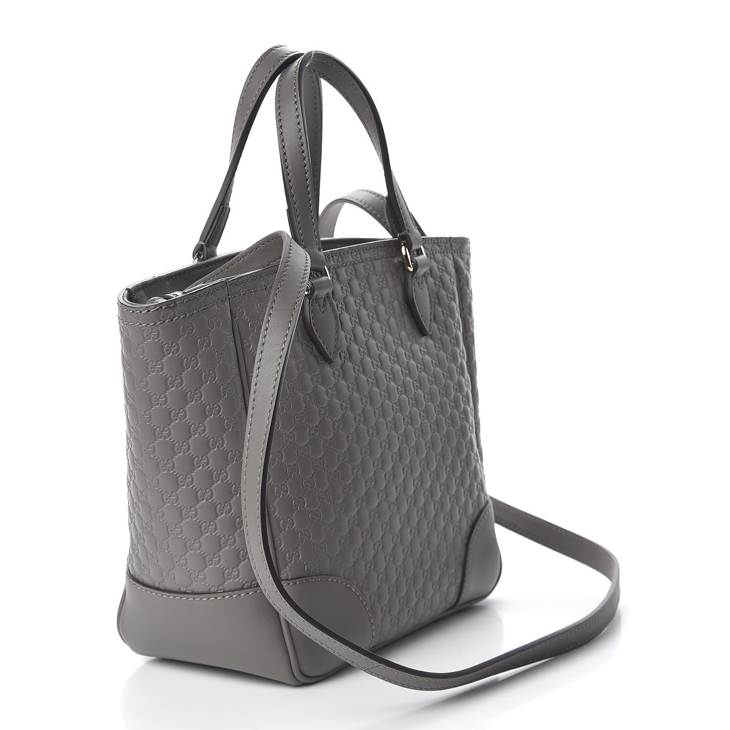 GUCCI MICROGUCCISSIMA GRAPHITE BREE TOTE BAG