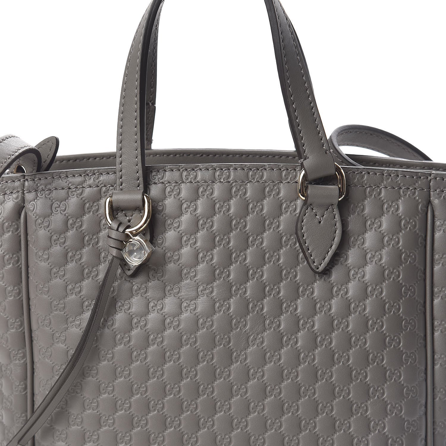 GUCCI MICROGUCCISSIMA GRAPHITE BREE TOTE BAG