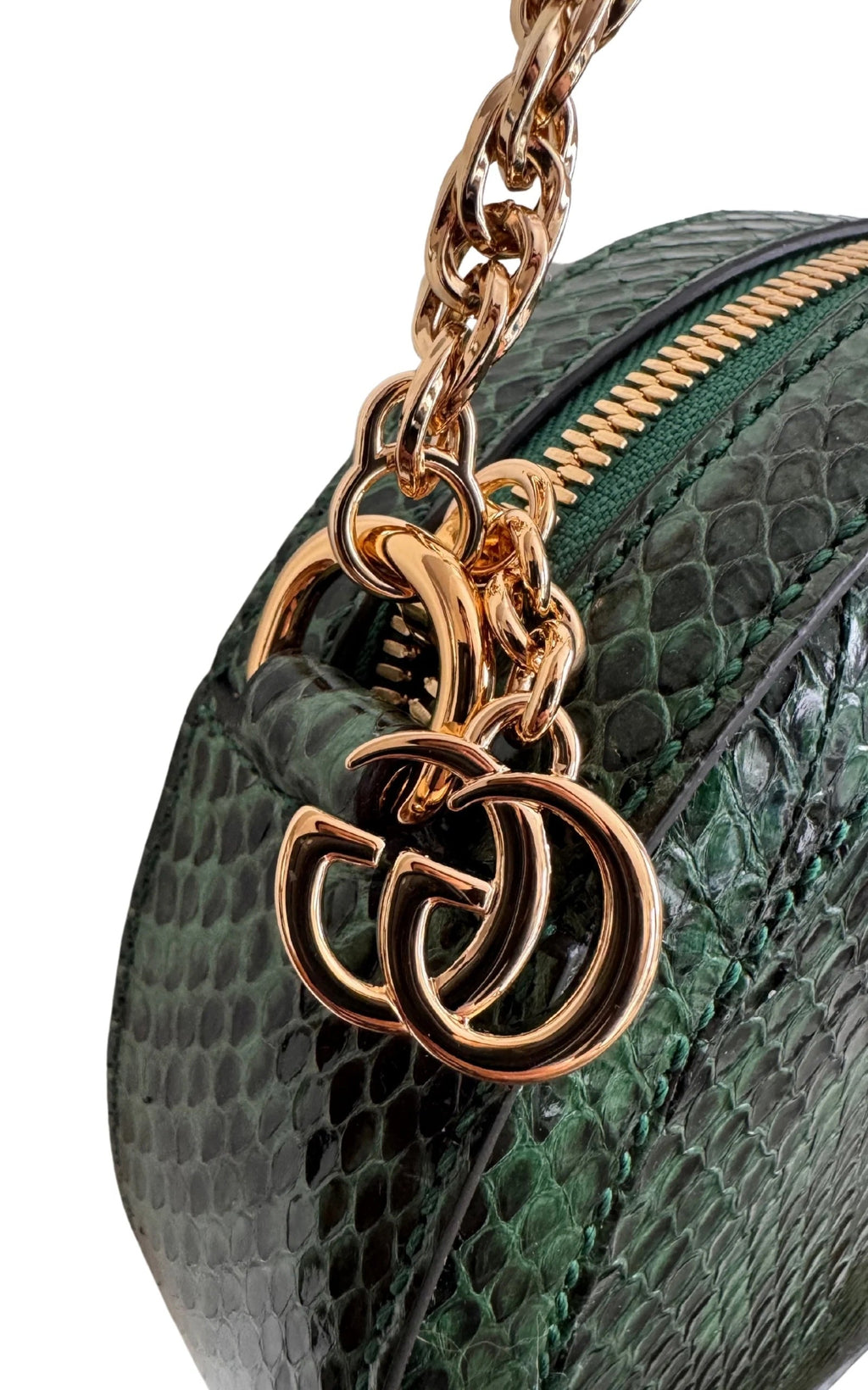 GUCCI MINI PYTHON OPHIDIA CROSSBODY BAG