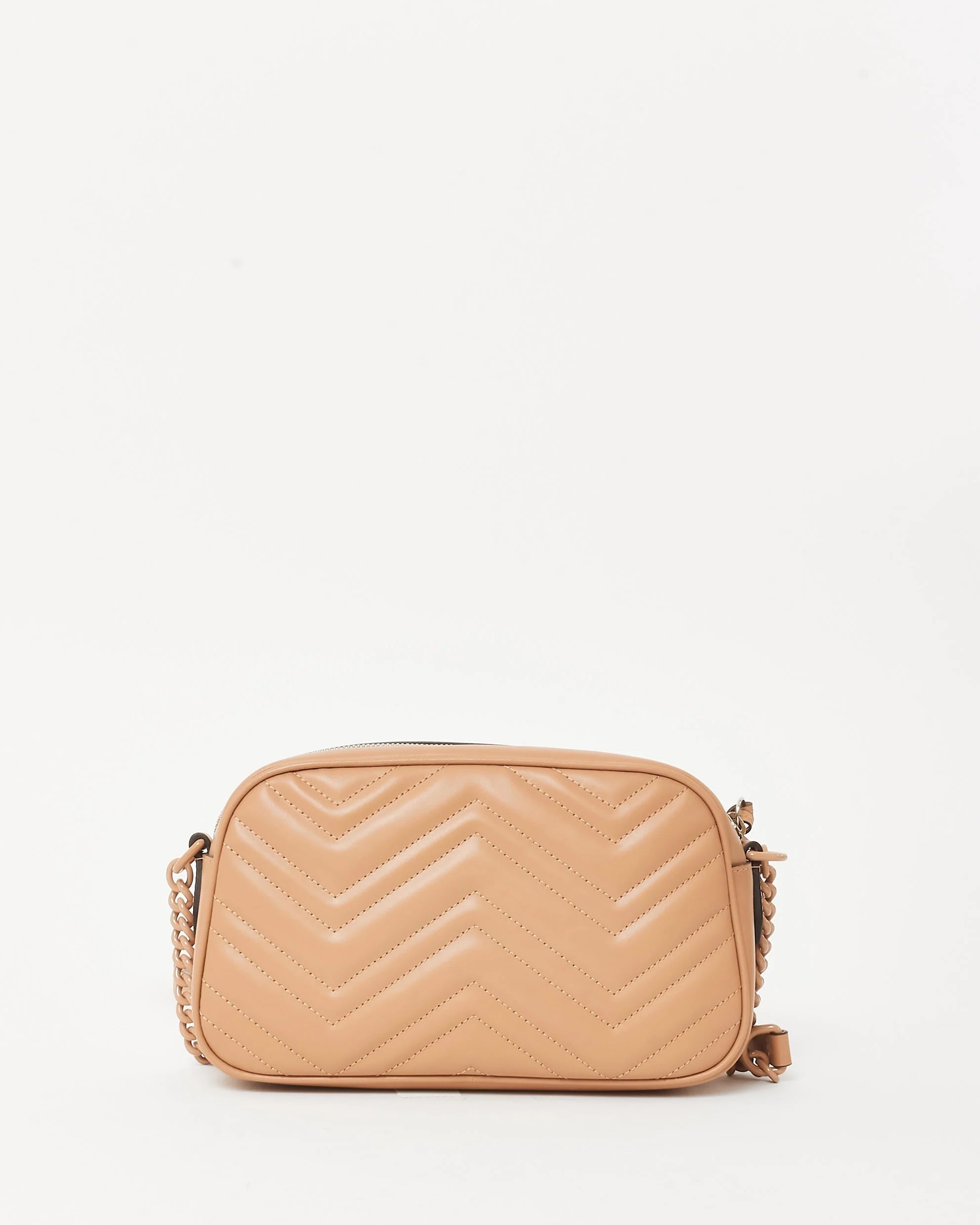 GUCCI GG MARMONT SMALL MONOCHROME CHAIN BAG