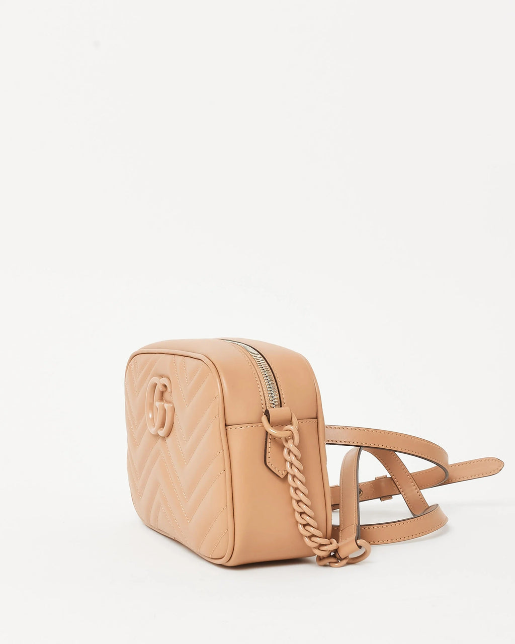 GUCCI GG MARMONT SMALL MONOCHROME CHAIN BAG