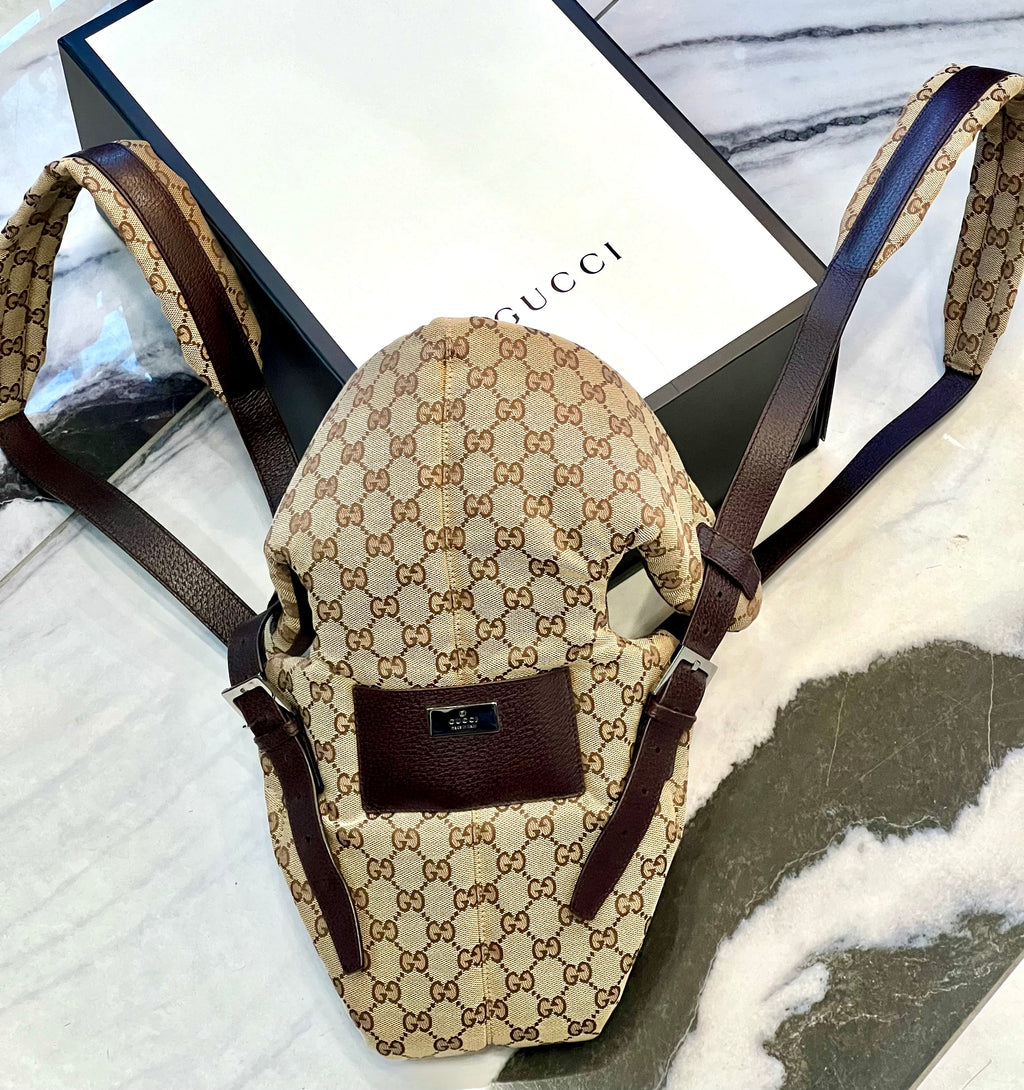 GUCCI GG MONOGRAM BABY CARRIER