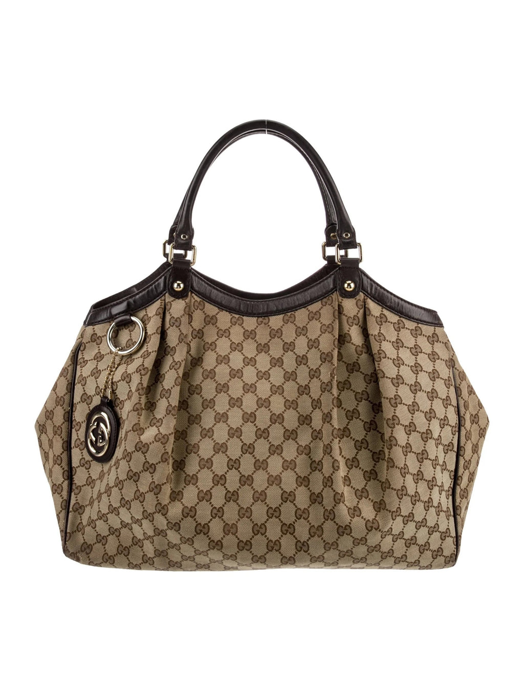 GUCCI GG MONOGRAM LARGE SUKEY TOTE BAG