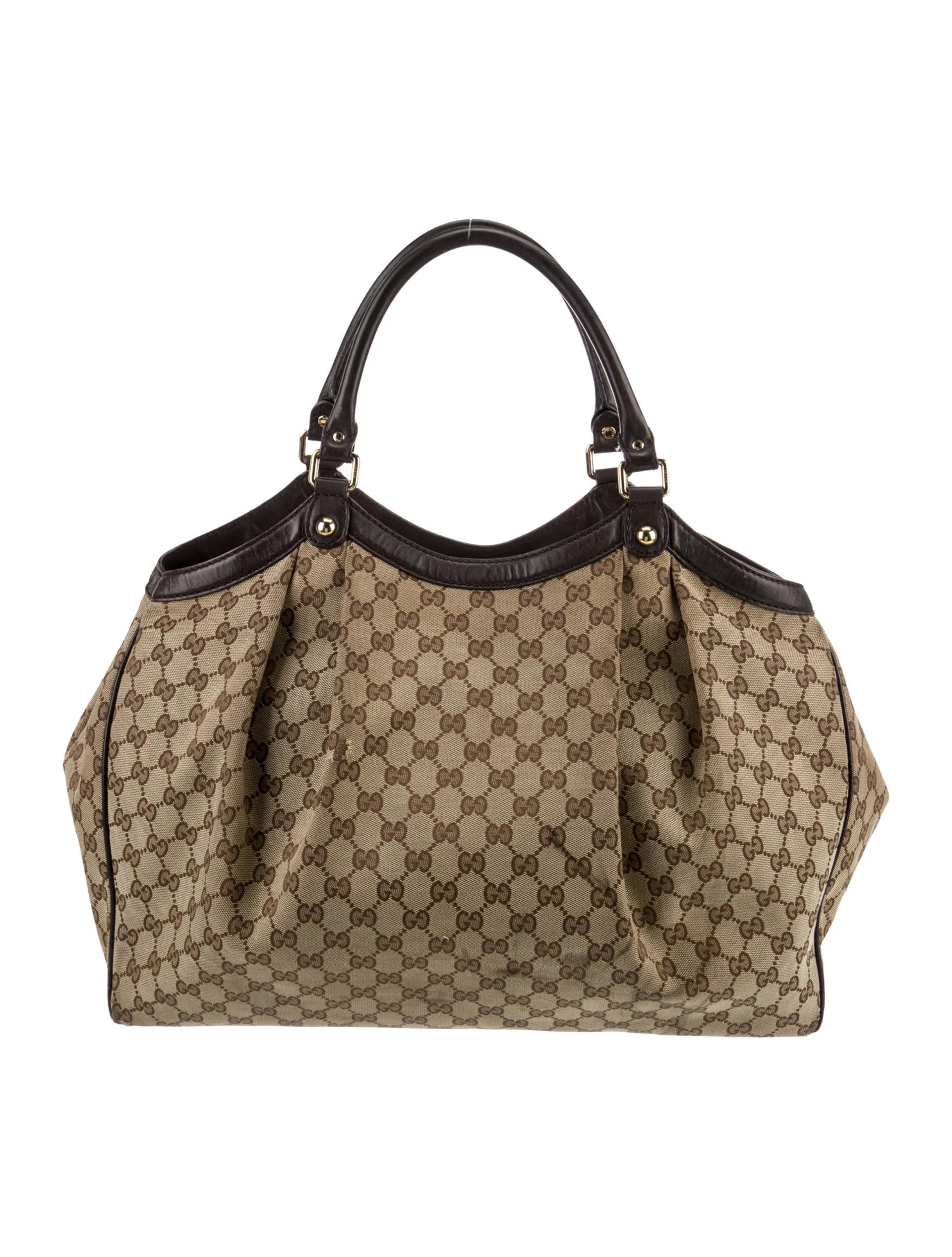 GUCCI GG MONOGRAM LARGE SUKEY TOTE BAG