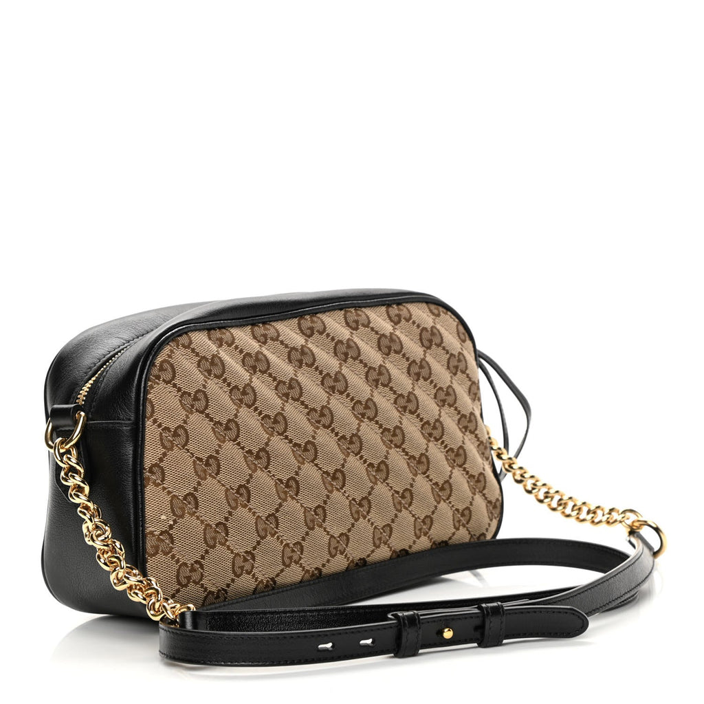 GUCCI GG MONOGRAM MATELASSE  MARMONT SMALL CHAIN BAG
