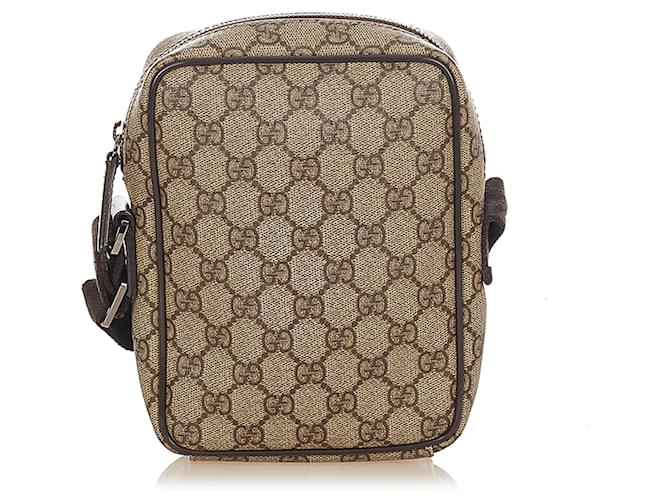 GUCCI GG SUPREME SMALL MESSENGER BAG