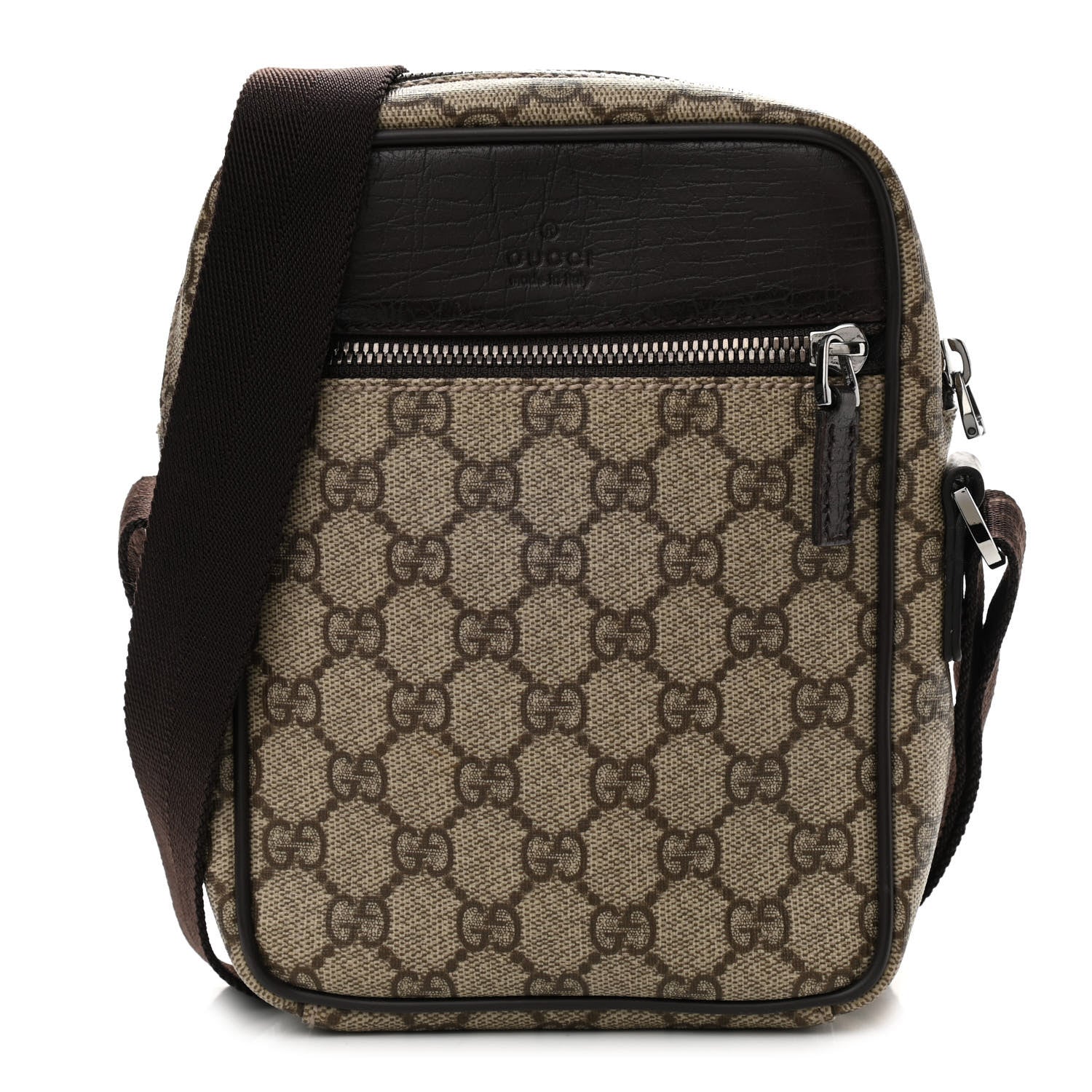 GUCCI GG SUPREME SMALL MESSENGER BAG